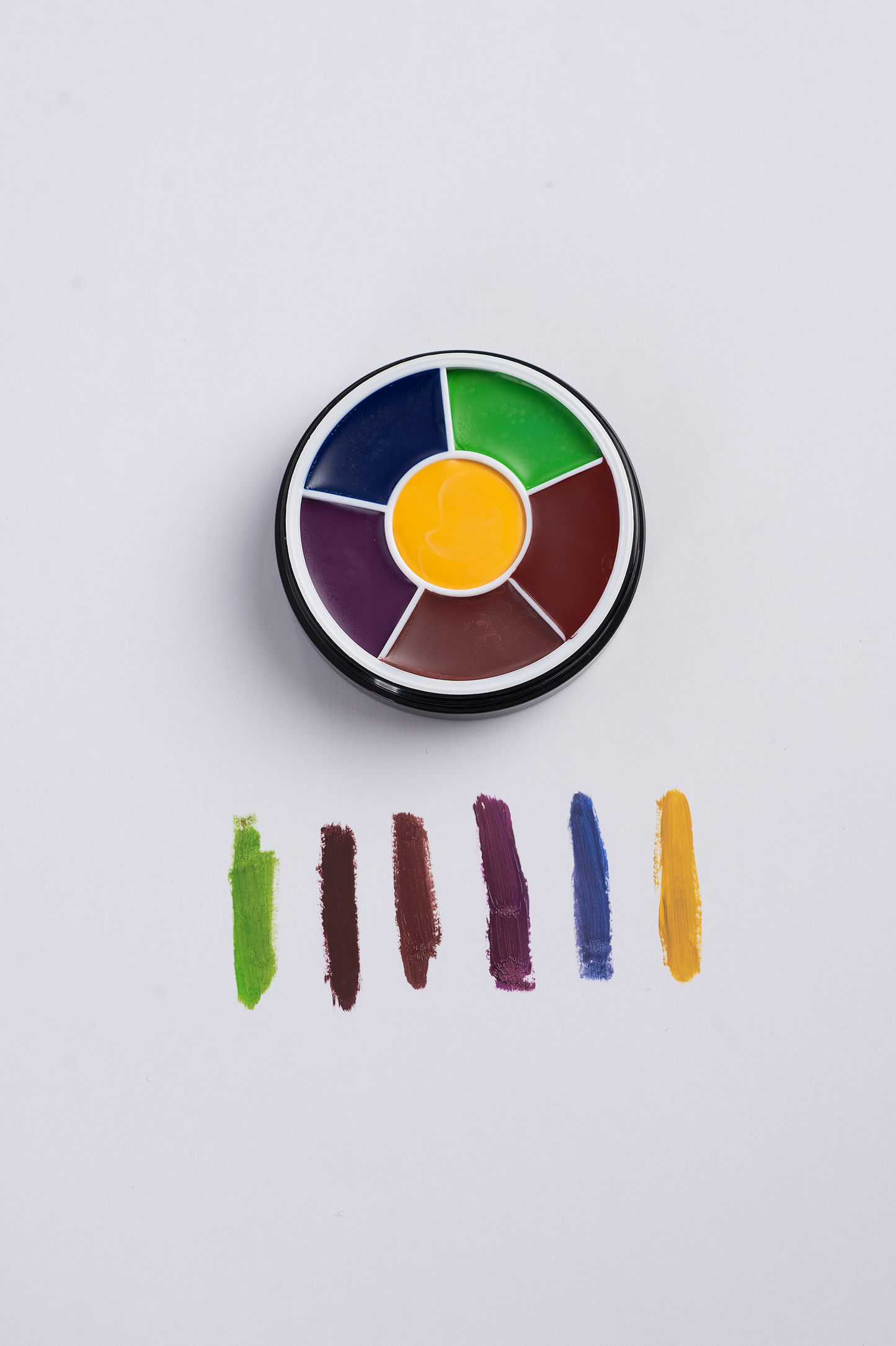 Trauma bruise color wheel
